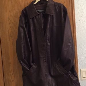 Lamb leather fully  lined jacket